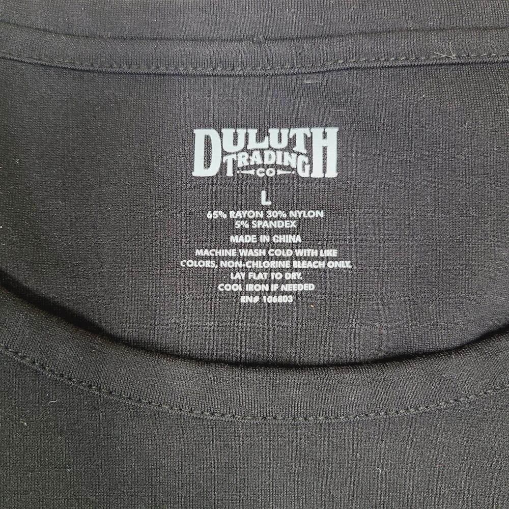 Duluth Trading Co. Women's Wearwithall Ponte Knit Dress Black Stretch Large - Picture 6 of 11